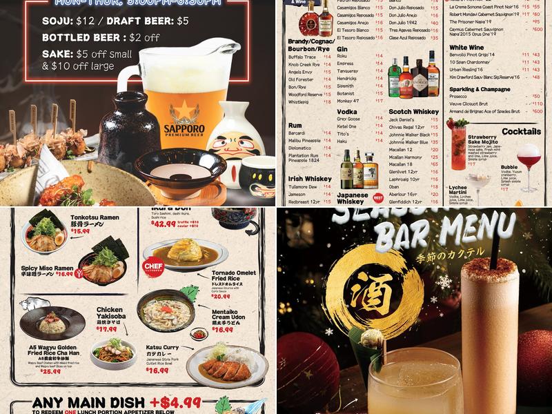 Izakaya Nana Menu