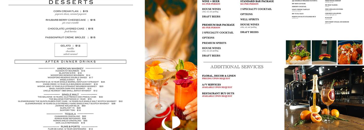 RW Prime Menu