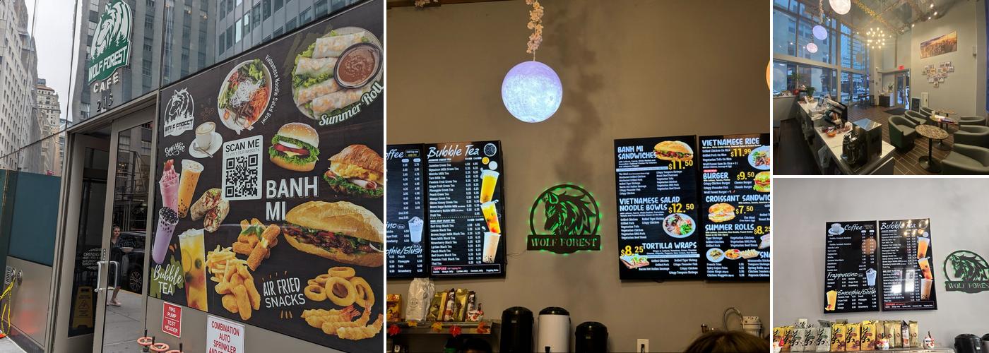 Wolf forest cafe Menu