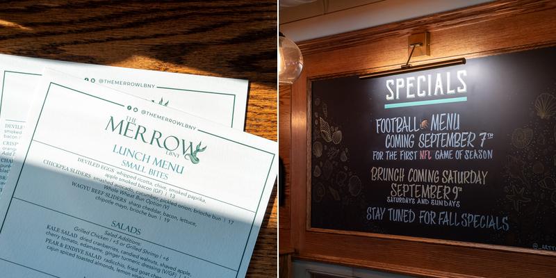 The Merrow Menu