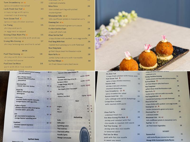 RYNN Menu
