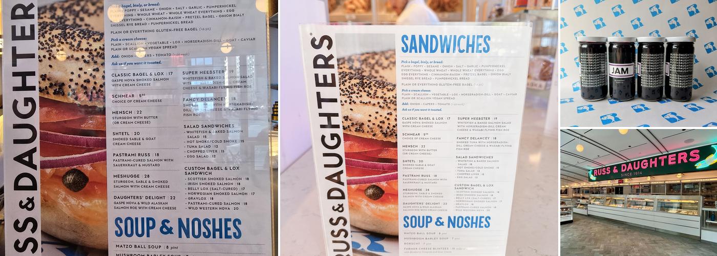 Russ & Daughters Menu