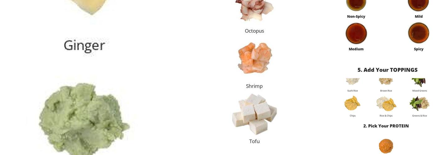 Poki Bowl Menu