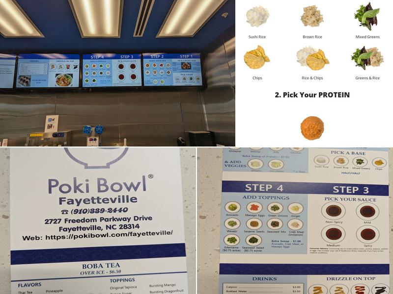 Poki Bowl Menu