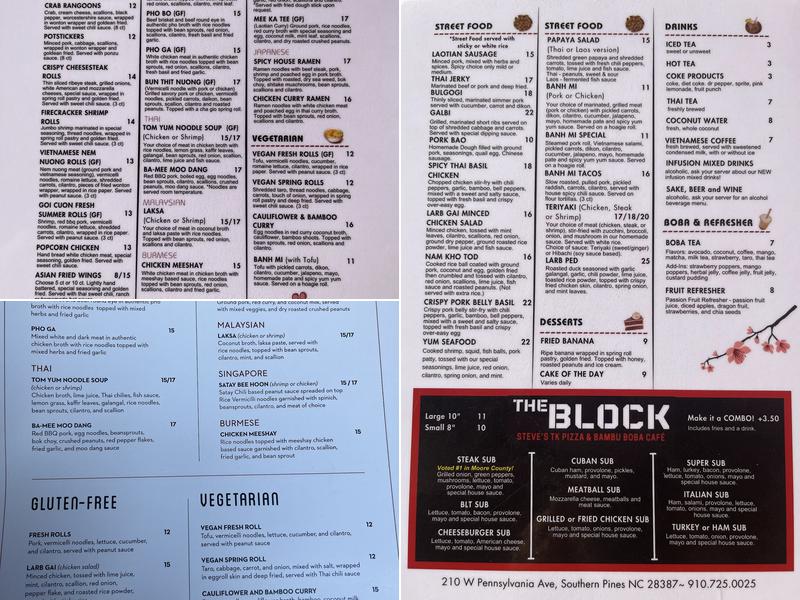 Banh-Sen Street Food & Noodle Bar Menu