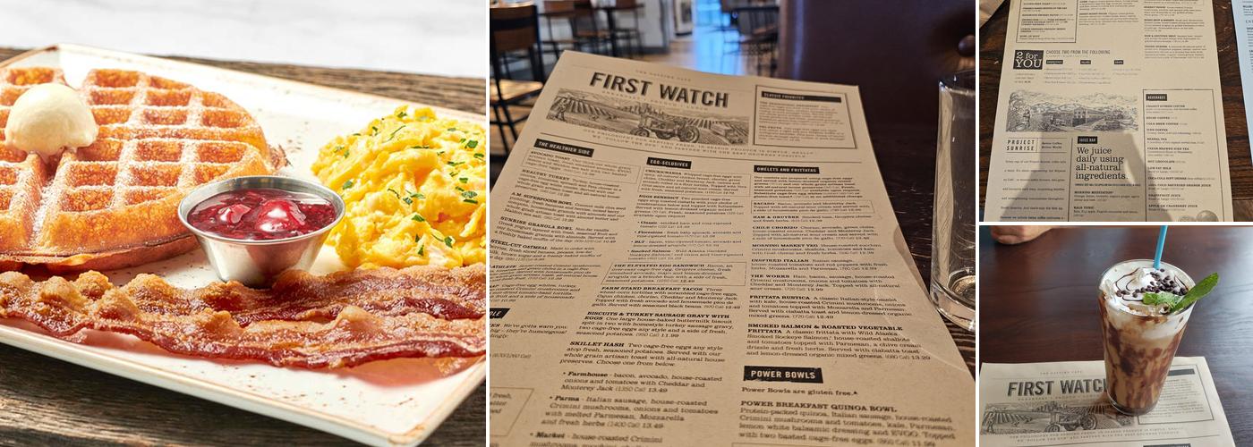 First Watch Menu
