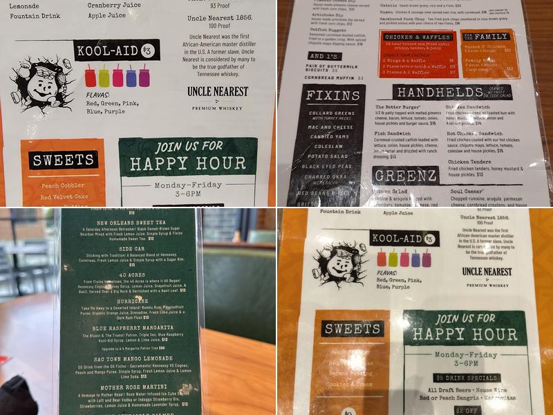 Fixins Soul Kitchen Menu