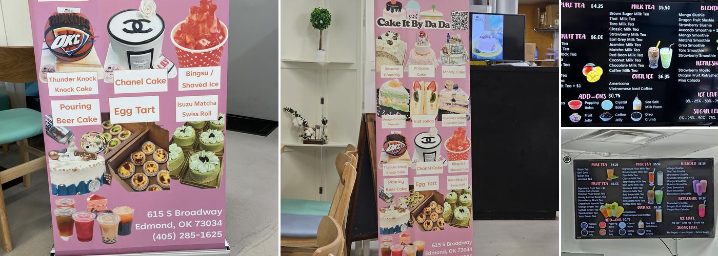 Cake It By DaDa Menu