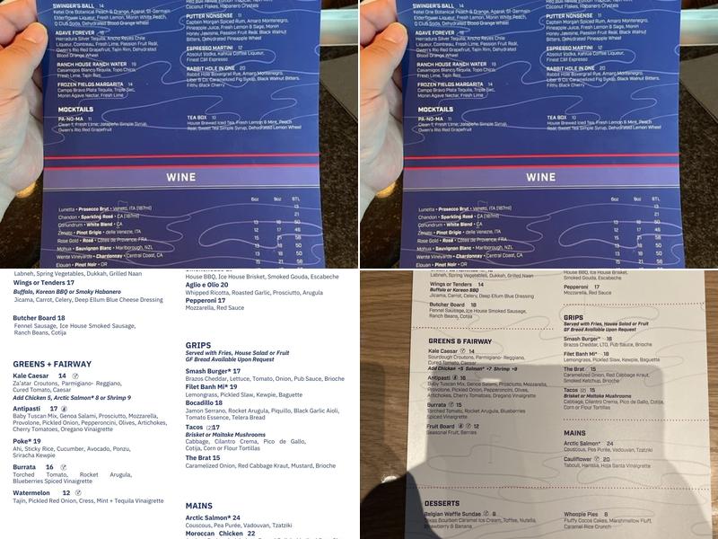 Lounge by Topgolf Menu