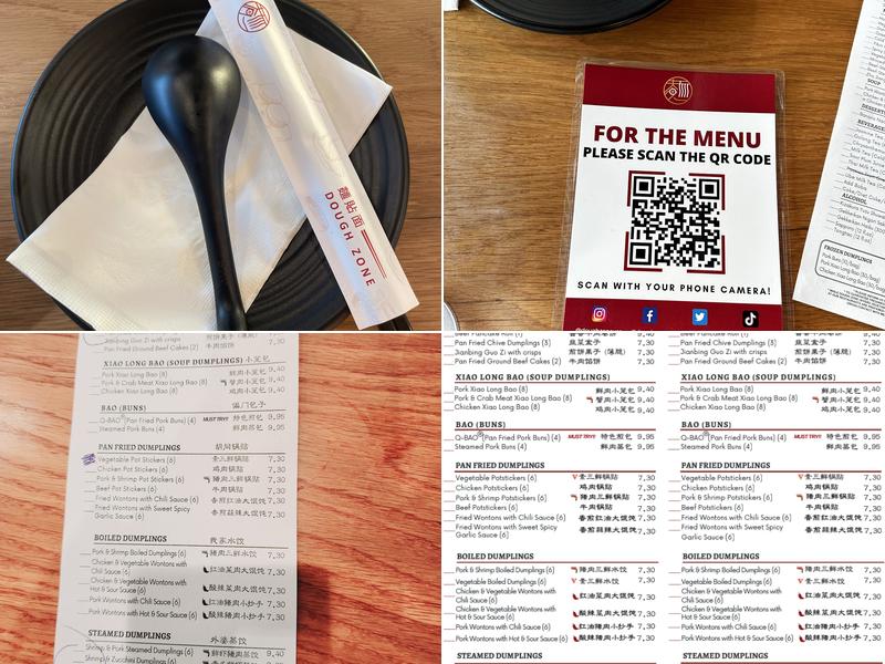 Dough Zone Dumpling House - Beaverton Menu