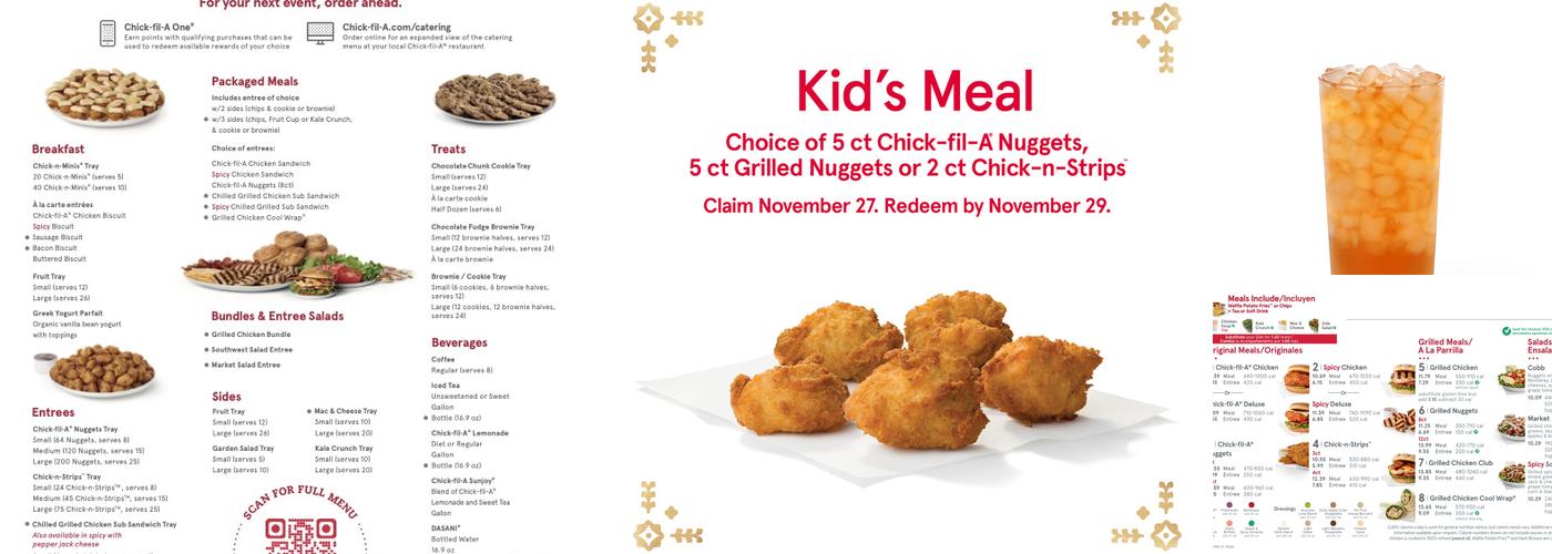Chick-fil-A Menu
