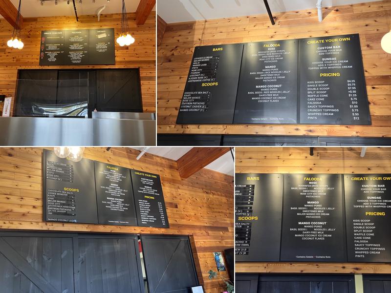Kulfi Menu