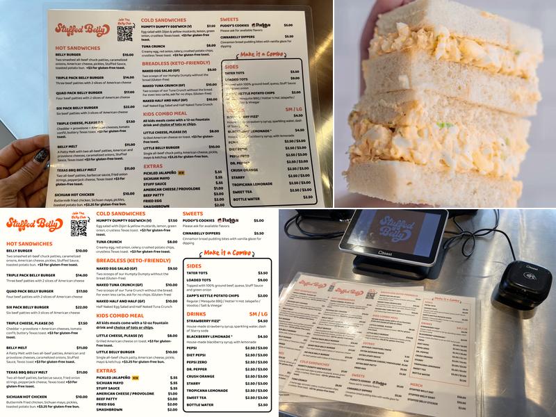 Stuffed Belly Menu