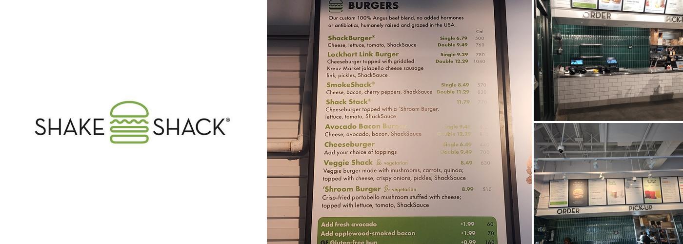 Shake Shack Katy Freeway Menu