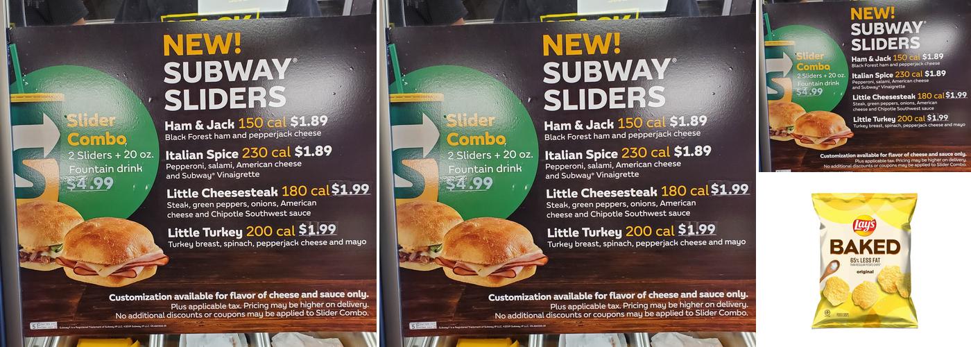 Subway Menu