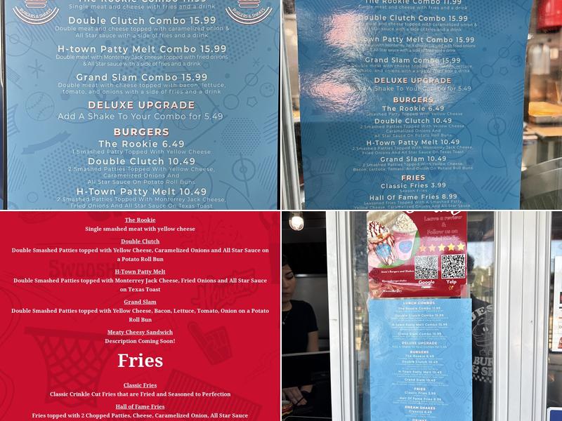 Jesse’s Burgers & Shakes Menu