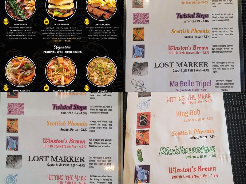 5th Element Brewing Menu