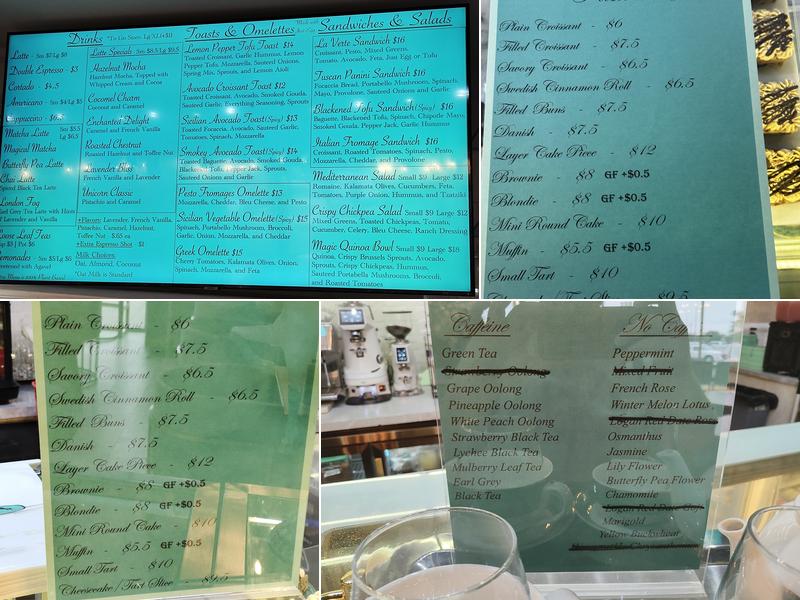 Unicorniverse Bakery & Cafe Menu