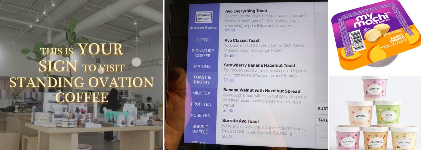 Standing Ovation Cafe Menu