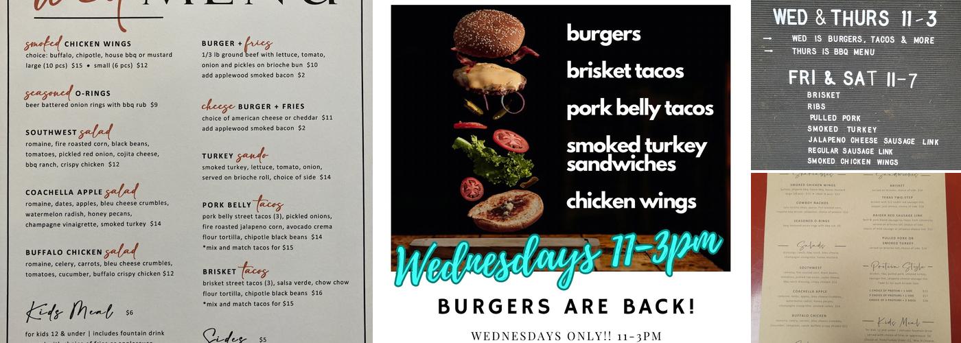 Fire + Smoke BBQ Menu