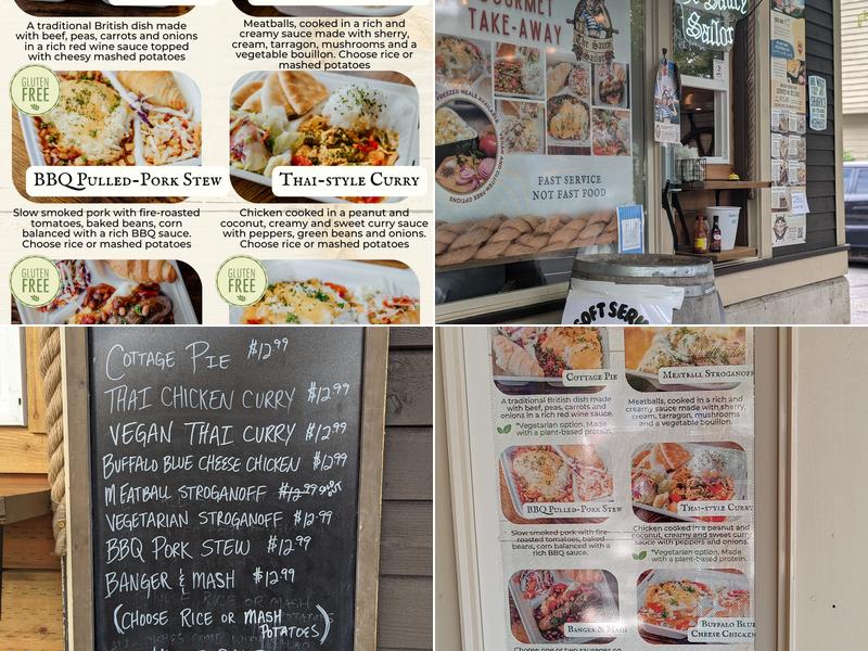 The Saucy Sailor Menu