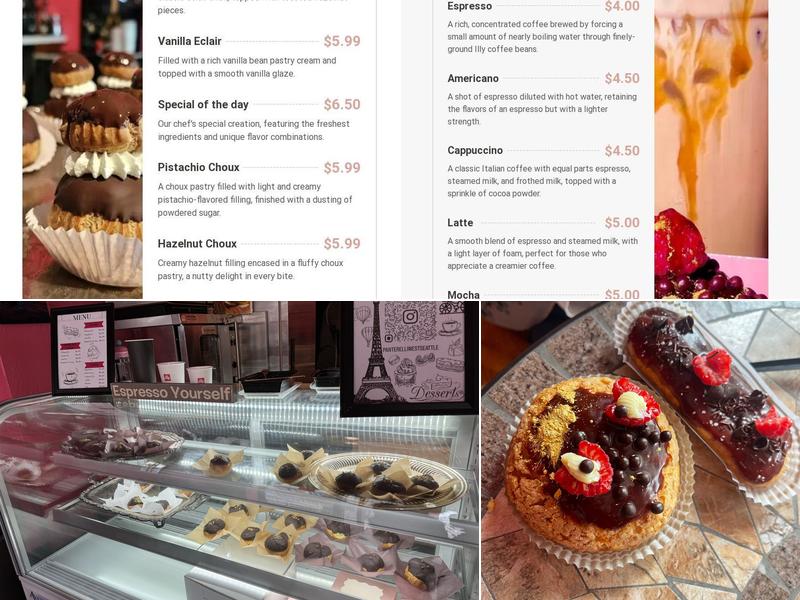 Panterelli Menu