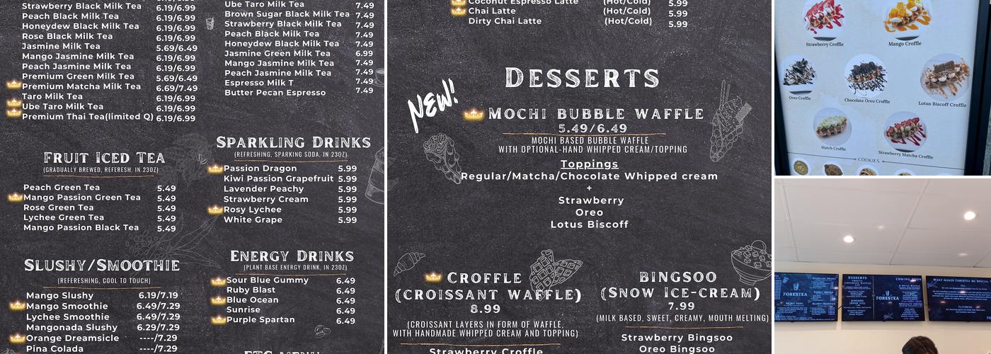 FORESTea Menu