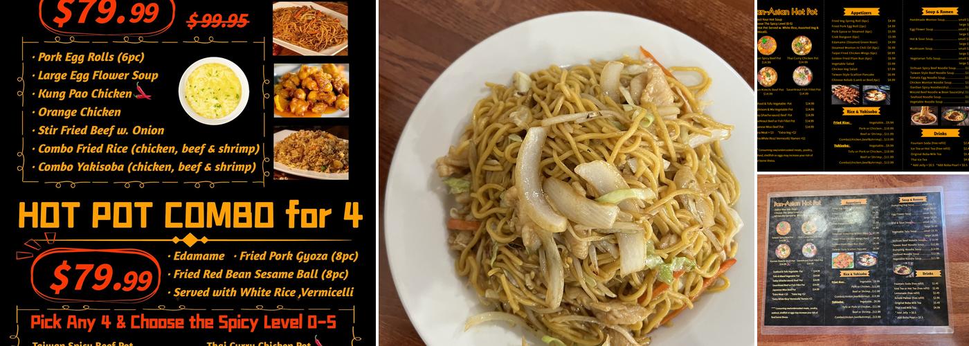 Pop Pot & Bowl Menu