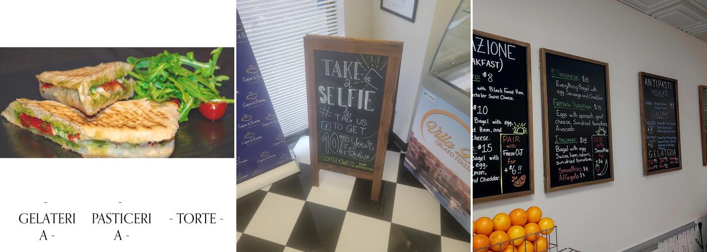 Coffee & Sweets Bar Aperitivo Menu