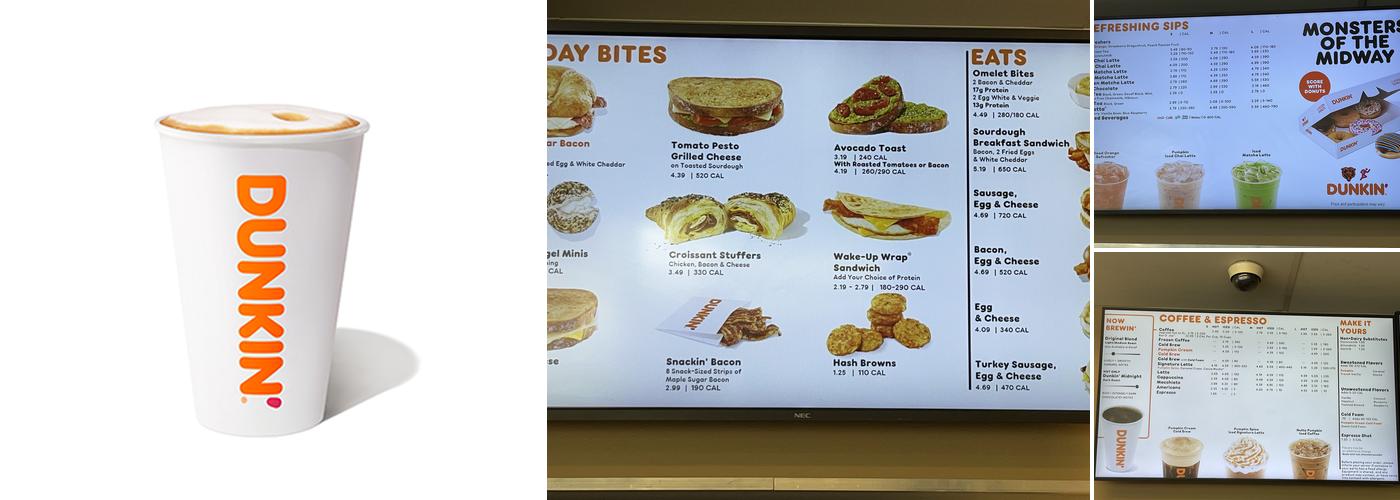 Dunkin' Menu