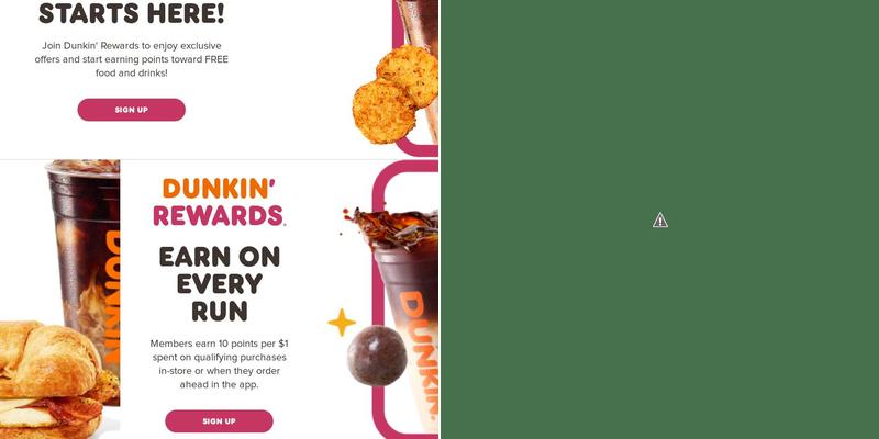 Dunkin' Menu