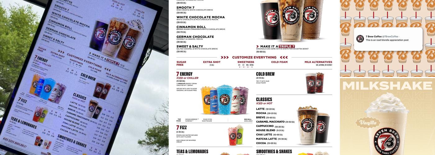 7 Brew Coffee Menu
