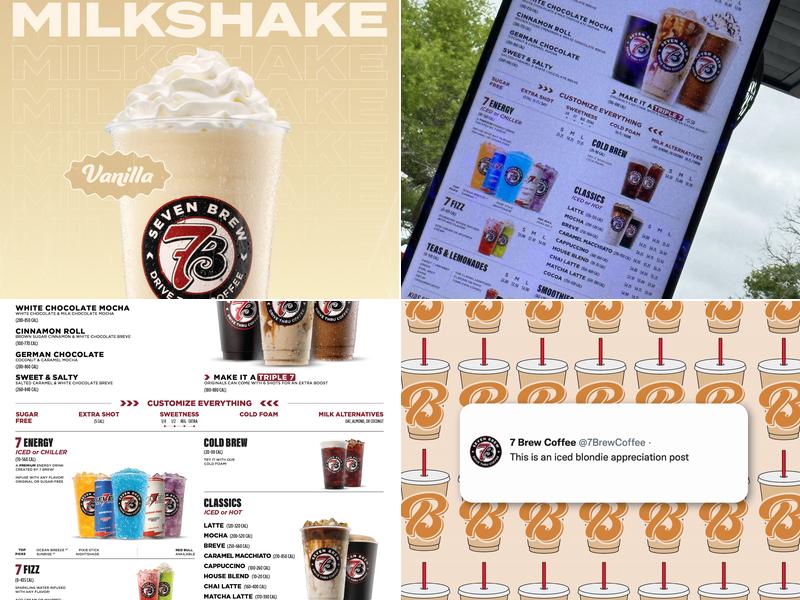 7 Brew Coffee Menu
