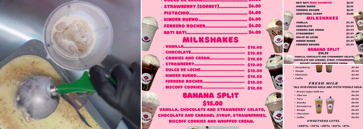 Sweet & Sticky Menu