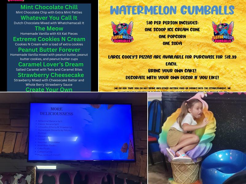 Watermelon Gumballs Menu