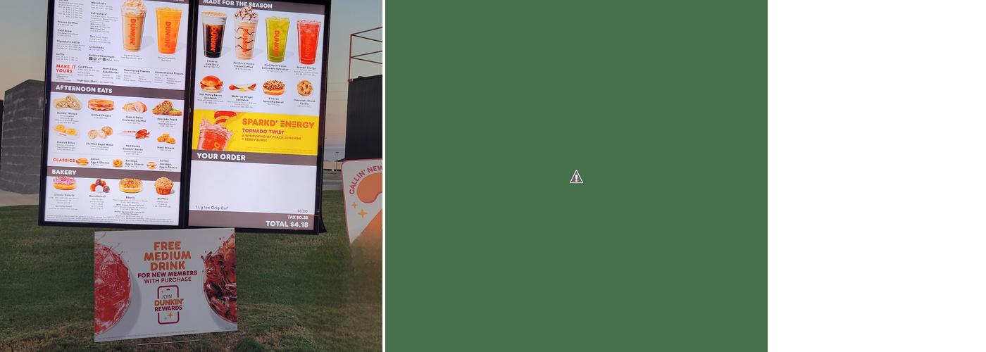 Dunkin' Menu