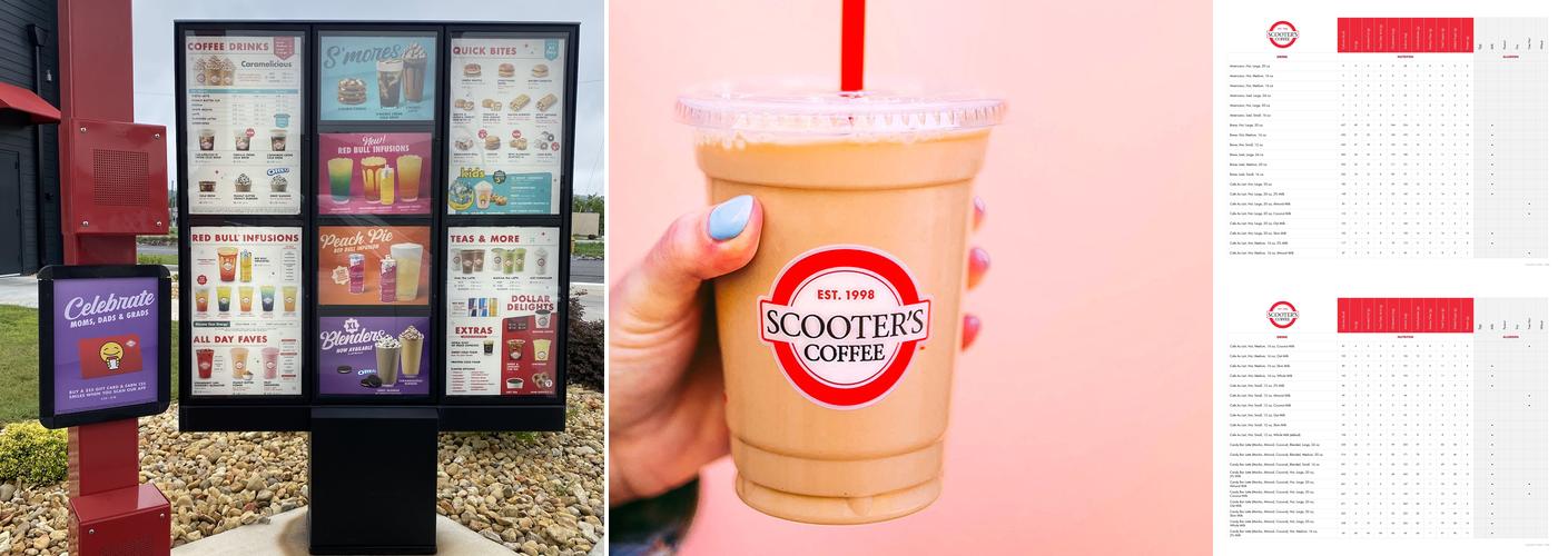 Scooter's Coffee Menu