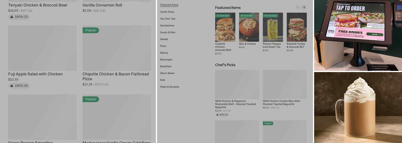 Panera Bread Menu