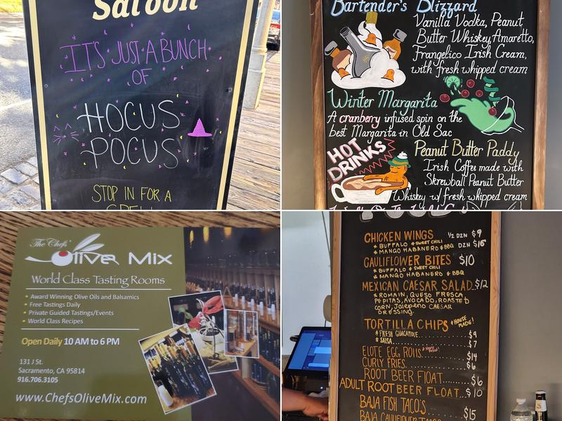 Last Stop Saloon Menu