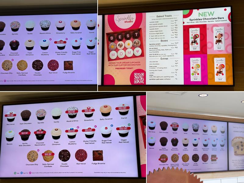 Sprinkles Irvine Menu