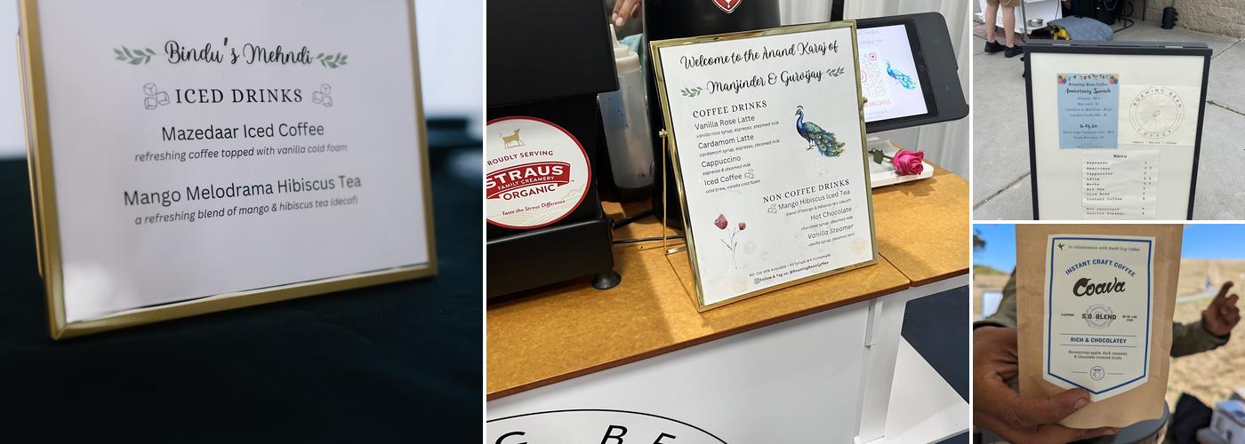 Roaming Bean Coffee Menu