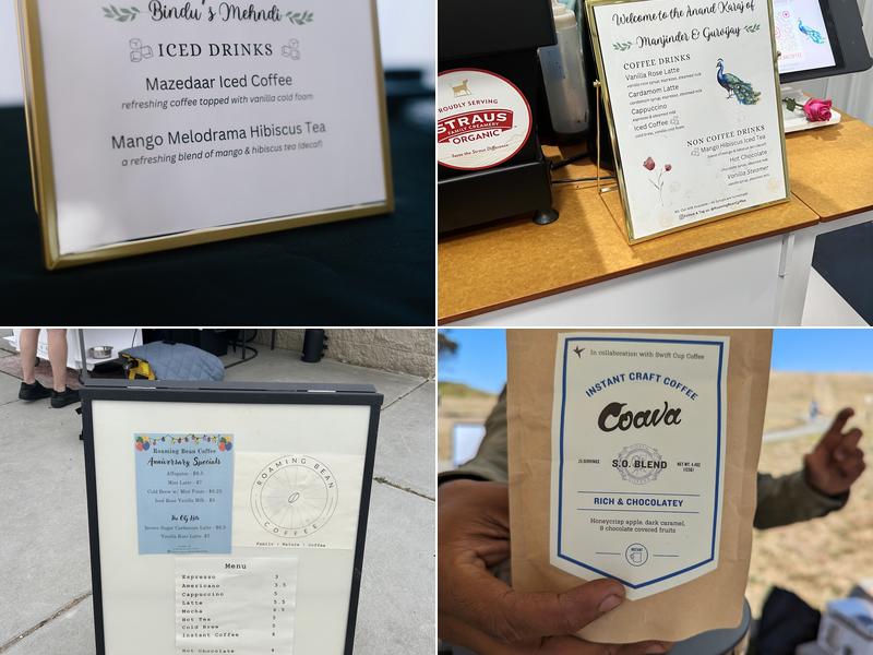 Roaming Bean Coffee Menu