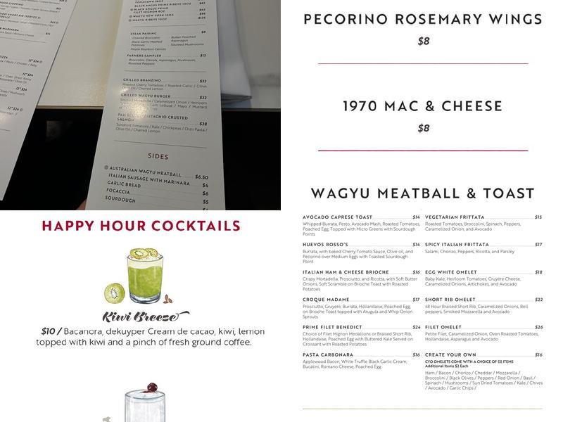 19Seventy Menu