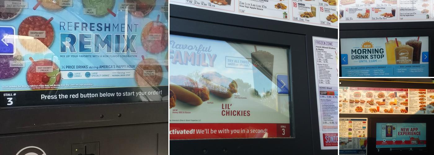Sonic Drive-In Menu