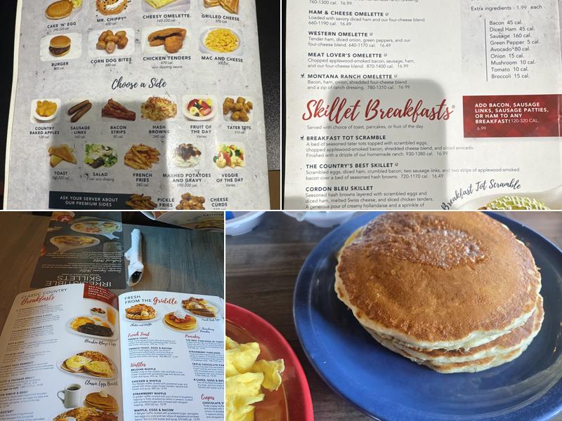 Country Kitchen Menu