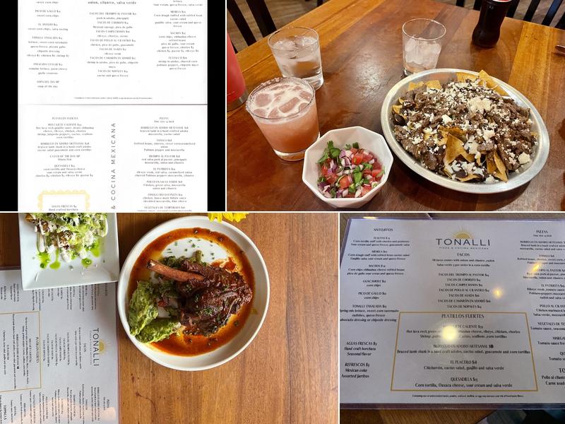 Tonalli Philly Menu