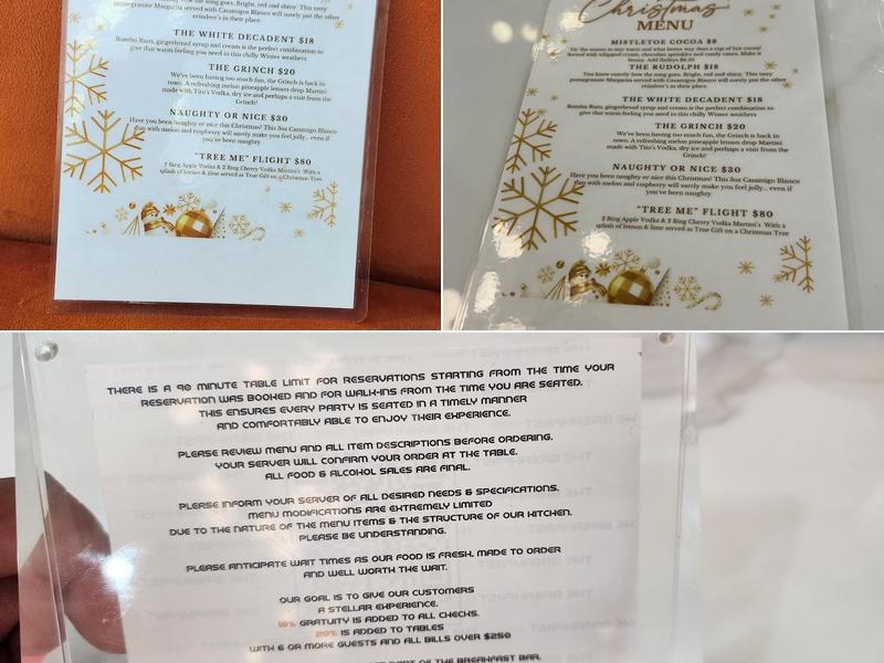 The Breakfast Bar Menu