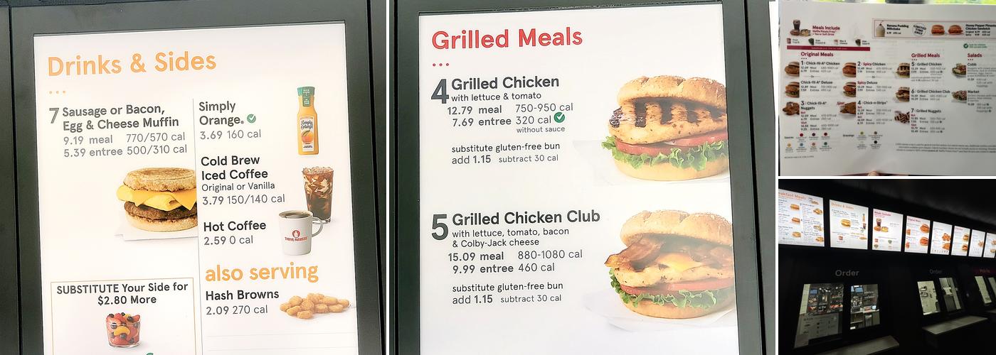 Chick-fil-A Menu