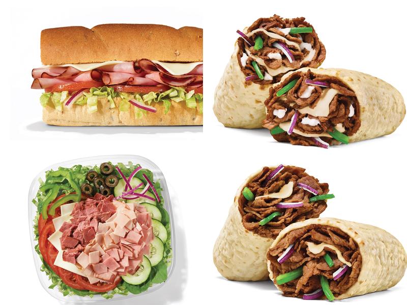 Subway Menu