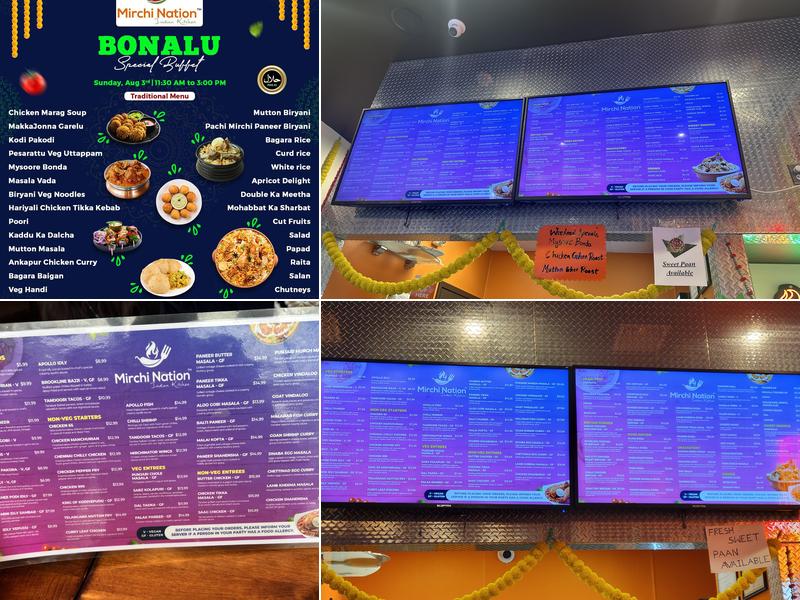 Mirchi Nation-Indian Kitchen Menu